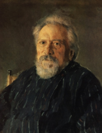 Рис. 1. В.А. Серов. Портрет Н.С. Лескова. 1894.
