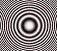 Рис. 4. Дифракционная картина, получаемая при нормальном падении параллельного пучка света на непрозрачный экран с отверстием