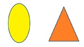 Чем отличается овал от треугольника?