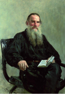 Рис. 1. И.Е. Репин. Портрет Льва Толстого. 1887.