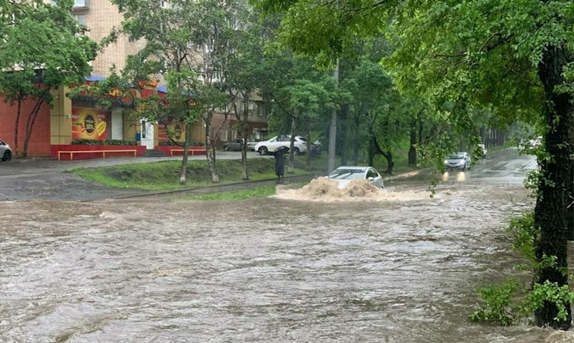 Рис. 4. Наводнение во Владивостоке