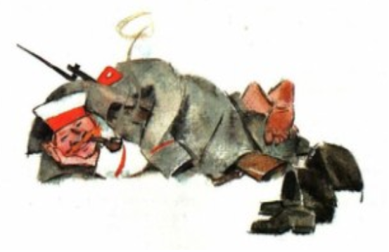 Рис. 2. Иллюстрация к сказке «Солдатская шинель»