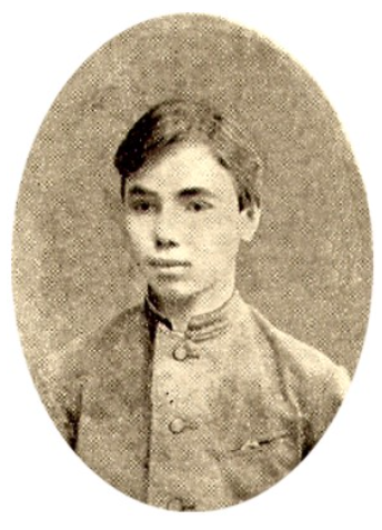 Рис. 4. В.Я. Брюсов — гимназист. Фото 1885.