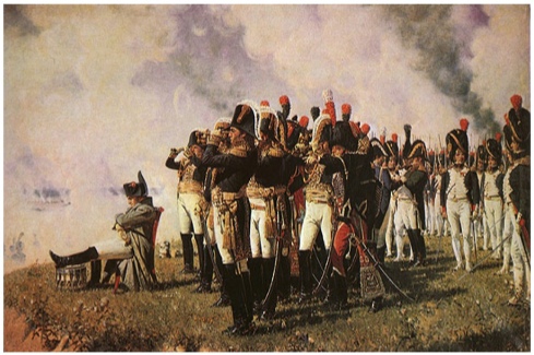 Рис. 6. В. Верещагин. Наполеон на Бородинских высотах.