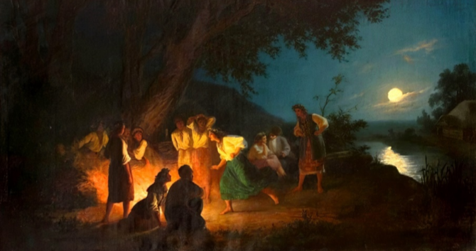 Рис. 7. Г. И. Семирадский. Ночь на Ивана Купалу. 1892