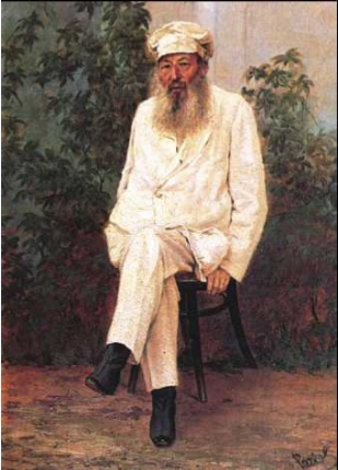Рис. 2. Н. Рачков. А.А. Фет. 1880-е.