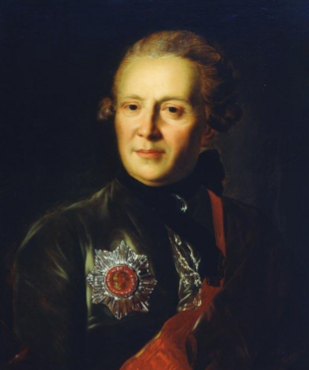 Рис. 2. Ф.С. Рокотов. Портрет Александра Сумарокова. 1762.