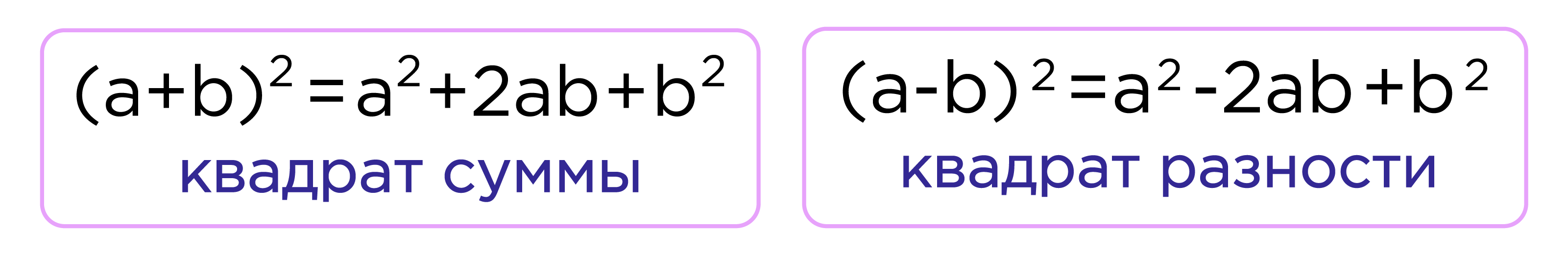 Разложение на множители с помощью формул квадрата суммы и квадрата разности  | Алгебра 7 класс