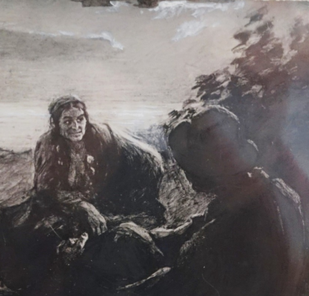 Рис. 6. С. Сорин. Фрагмент иллюстрации к рассказу «Старуха Изергиль». 1903.