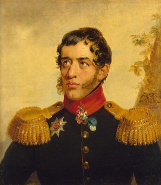 Рис.9. Д. Доу. Портрет С.Г. Волконского. Между 1823 и 1825 годами.