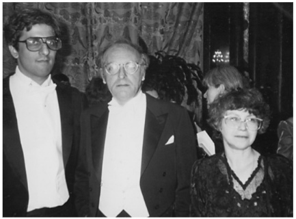 Рис. 3. Иосиф Бродский на приеме в честь присуждения Нобелевской премии по литературе. Стокгольм. Фото 1987.