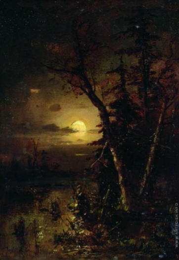 Рис. 3. Ю.Ю. Клевер. Лунная ночь. 1879.