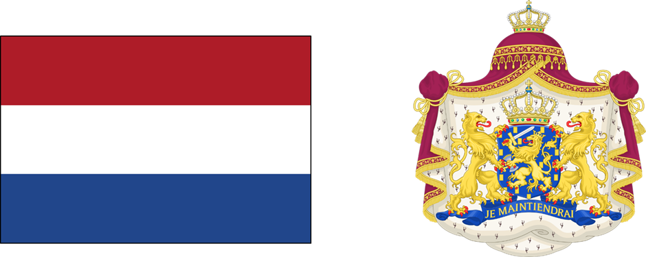 Рис. 5. Флаг и герб Нидерландов