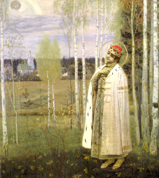 Рис. 3. М. Нестеров. Дмитрий-царевич убиенный. 1899.