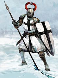 Рис. 5. Рыцарь-крестоносец