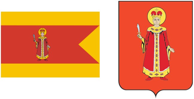 Рис. 11. Флаг и герб Углича