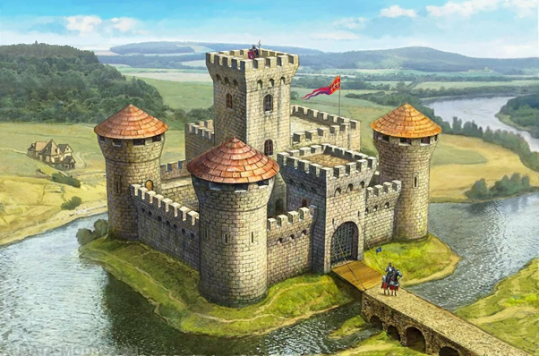 Рис. 5. Средневековый замок
