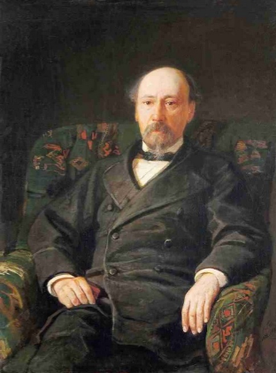 Рис. 1. Н.Н. Ге. Портрет Н.А. Некрасова. 1872 год