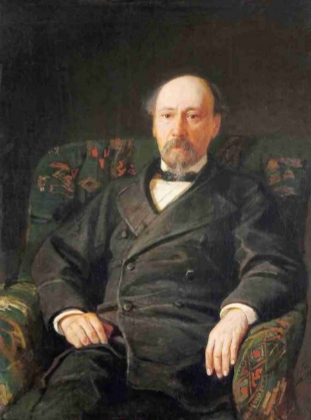 Рис. 1. Н.Н. Ге. Портрет Н.А. Некрасова. 1872 год
