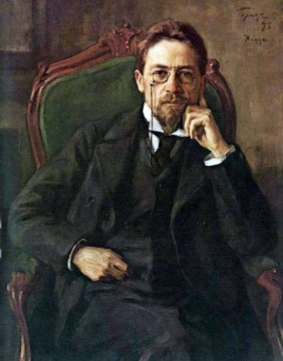 Рис. 1. И.Э. Браз. Портрет А.П. Чехова. 1898.